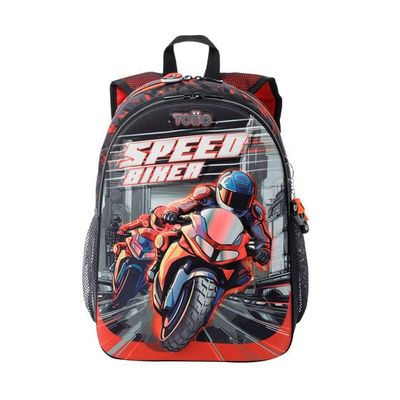 MOCHILA TOTTO SPEED BIKER MOTOS MEDIANA 16L
