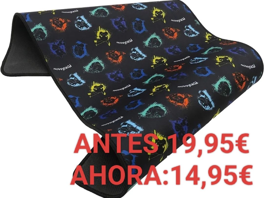 REBAJAS OUTLET ALFOMBRILLA XXL RATÓN POKÉMON GAMING MOUSEPAD ALFOMBRA PARA ESCRITORIO 