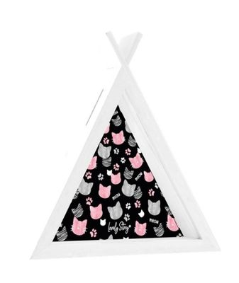 HUCHA TIPI MADERA GATOS LOVELY STORY MIAU 