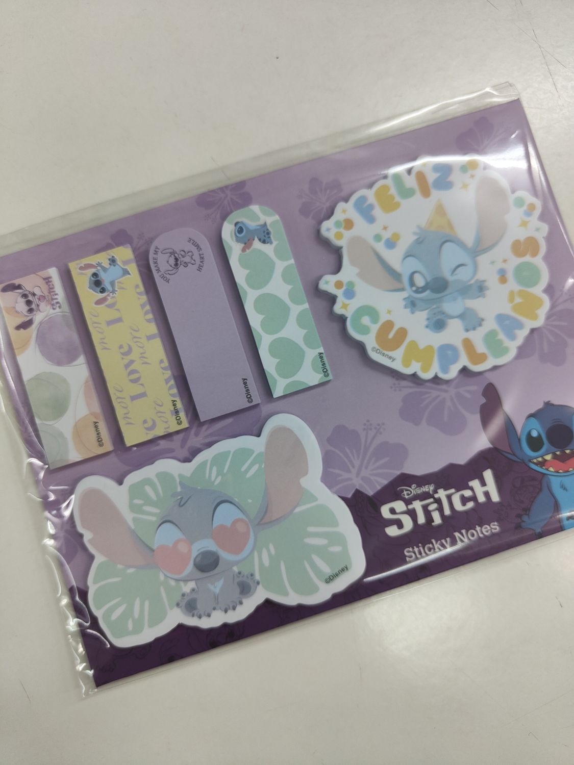 MARCAPÁGINAS STITCH NOTAS ADHESIVAS COOLPACK CUMPLEAÑOS 