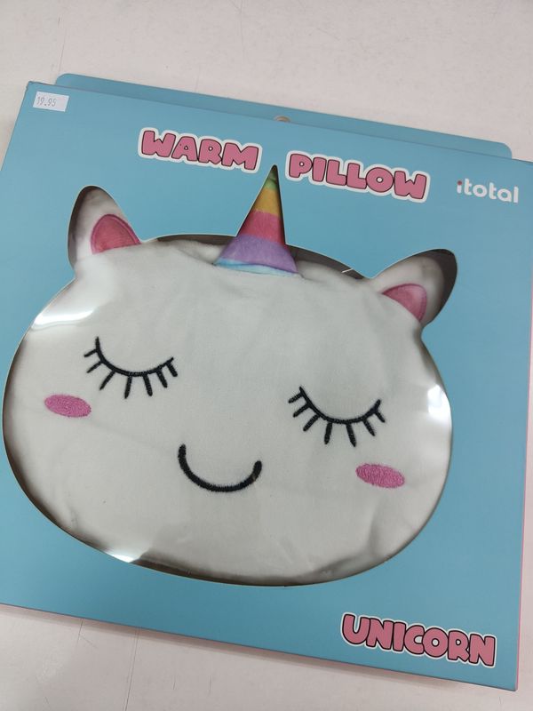 COJÍN MICROONDAS SEMILLAS TÉRMICO UNICORNIO I TOTAL ALMOHADA  