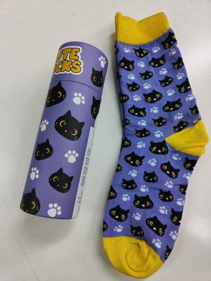 CALCETINES GATO NEGRO I TOTAL UN PAR TALLA ÚNICA 