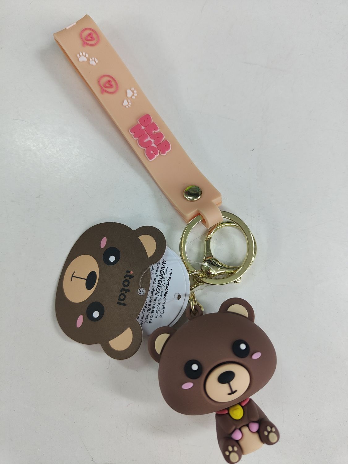 LLAVERO OSO MARRÓN I TOTAL OSITO BEAR 