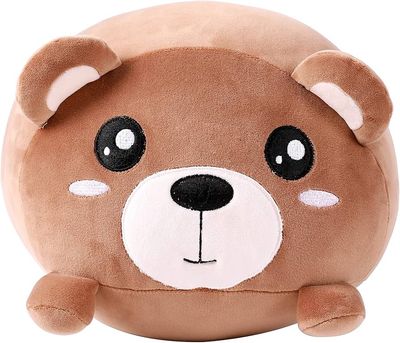 COJÍN OSO MARRÓN I TOTAL PELUCHE GRANDE ALMOHADA 