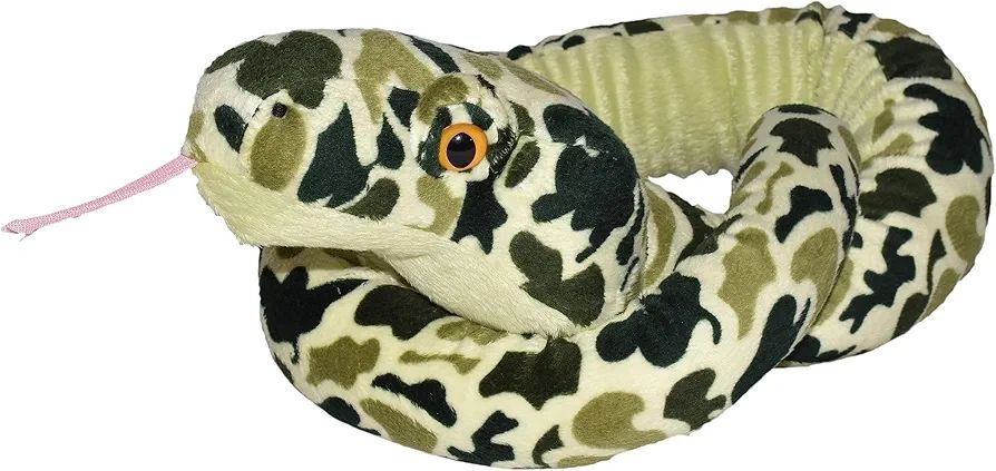 SERPIENTE VERDE CAMUFLAJE WILD REPUBLIC PELUCHE 