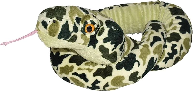 SERPIENTE VERDE CAMUFLAJE WILD REPUBLIC PELUCHE 