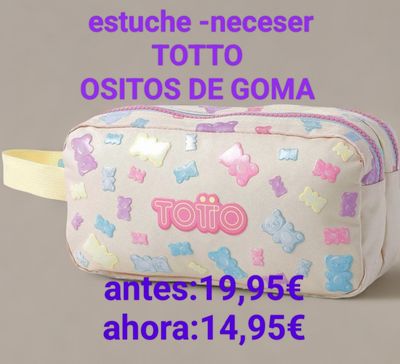 REBAJAS OUTLET ESTUCHE TOTTO GUMMY BEAR PORTATODO DOBLE OSITOS DE GOMA REBAJAS OUTLET 