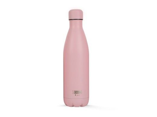 BOTELLA TÉRMICA 750ML ROSA I DRINK ACERO INOXIDABLE 