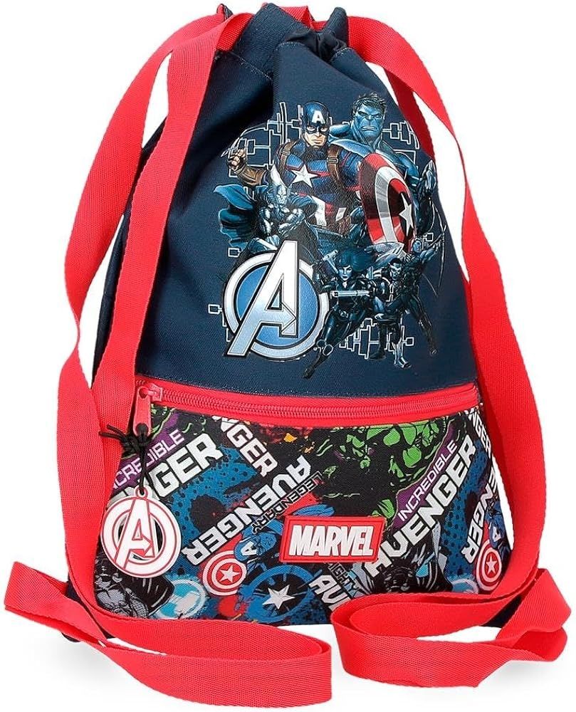 SACO GYM MARVEL LOS VENGADORES MOCHILA DE CUERDAS ANCHAS 