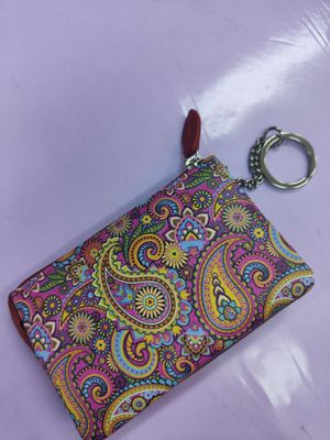 MONEDERO TRIPLE CACHEMIR PIEL BELMONTE PORTAMONEDAS 