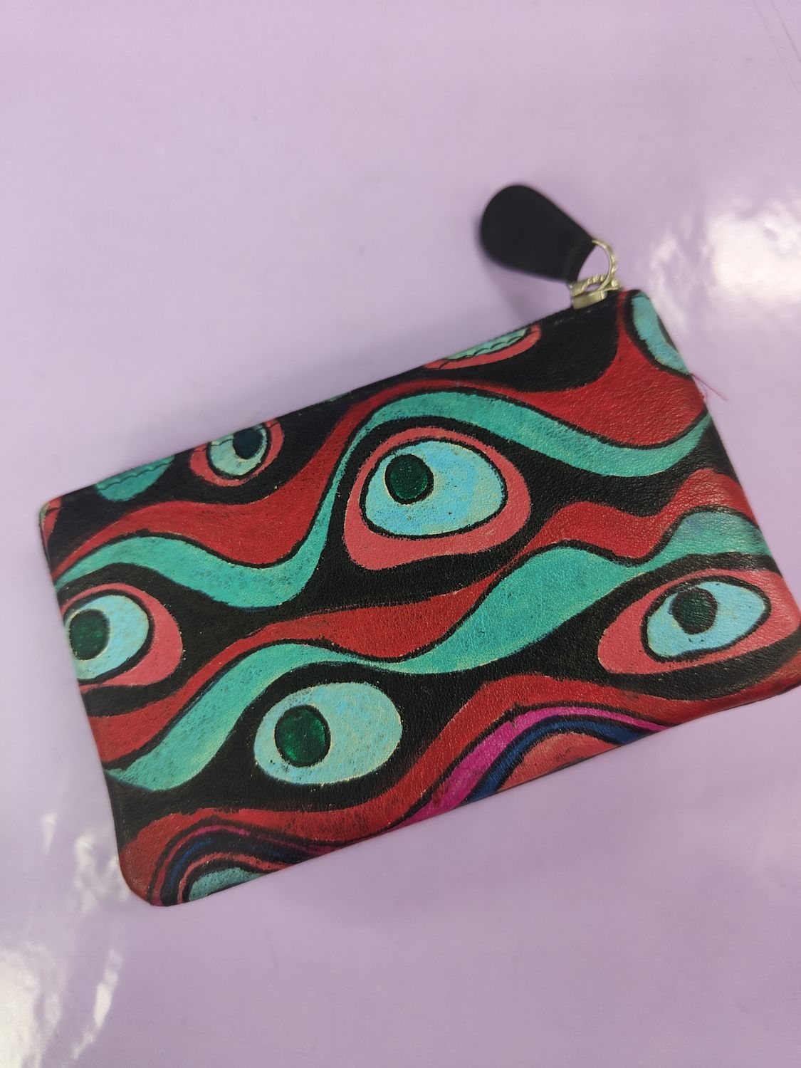 MONEDERO TRIPLE AGUAS PIEL BELMONTE MULTICOLOR 