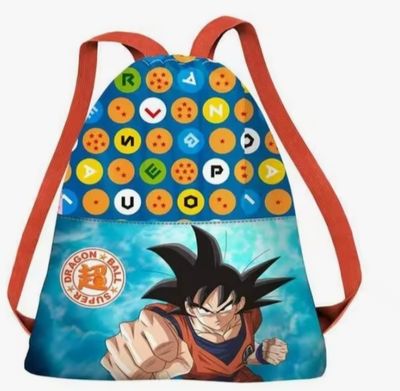 BOLSA MERIENDA INFANTIL DRAGON BALL KARACTERMANIA MOCHILA DE CUERDAS ANCHAS 