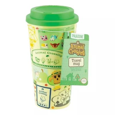 REBAJAS OUTLET VASO VIAJE ANIMAL CROSSING TAZA CON TAPA TRAVEL MUG