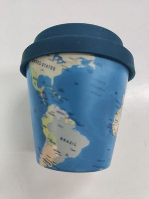 VASO MINI MAPA BAMBÚ I DRINK 90ML TAZA DE VIAJE REUTILIZABLE MAPS