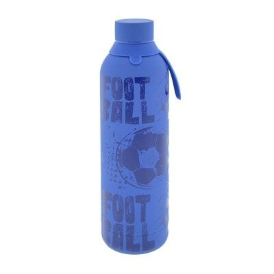 BOTELLA TÉRMICA FOOTBALL 710ml  Futbol Aurea ACERO INOXIDABLE ENGOMADA 