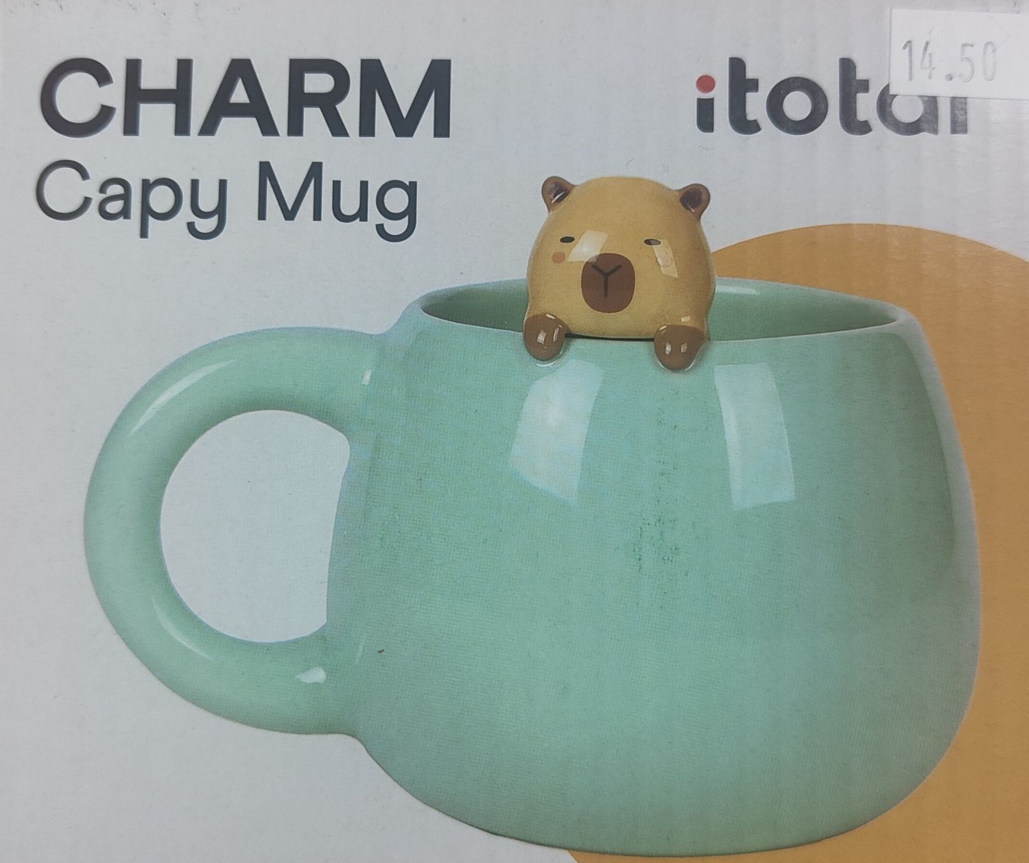 TAZA CAPIBARA CON CHARM I TOTAL TAZÓN MUG 