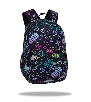 MOCHILA INFANTIL TOBY I LOVE COOLPACK CON BROCHE DELANTERO 