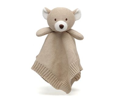 DOUDOU OSITO BEBÉ MANTITA OSO BEIGE KIOKIDS 