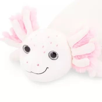 PELUCHE AJOLOTE BLANCO 25cm Océano 