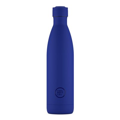 BOTELLA TÉRMICA COOL BOTTLES 750 ML AZUL MARINO ACERO INOXIDABLE 36 HORAS FRÍO VIVID BLUE 