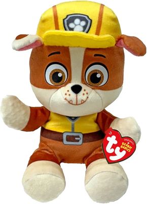 PELUCHE RUBBLE PATRULLA CANINA TY 20 CM 