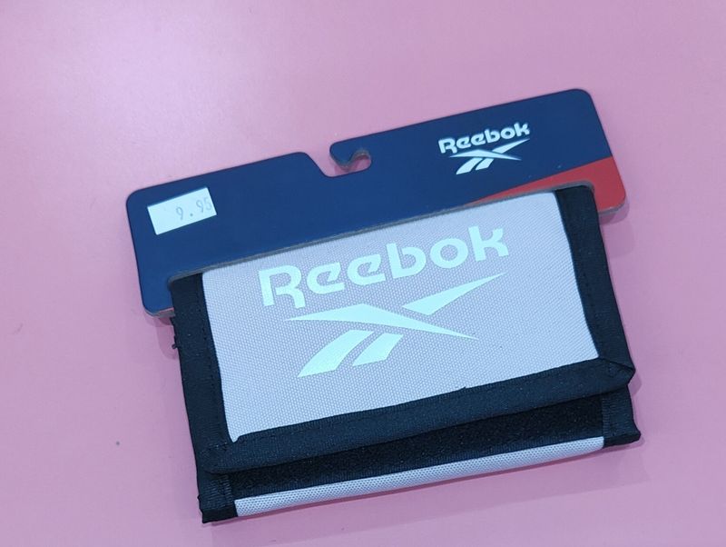 CARTERA BILLETERA REEBOK VELCRO ROSA