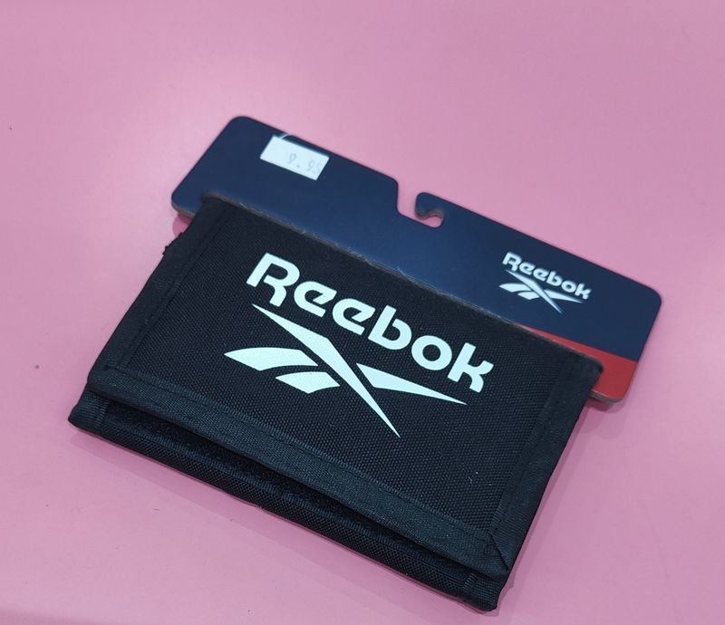 CARTERA BILLETERA REEBOK VELCRO NEGRO 