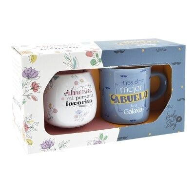 TAZAS ABUELOS PAREJA TAZA GRANDE 