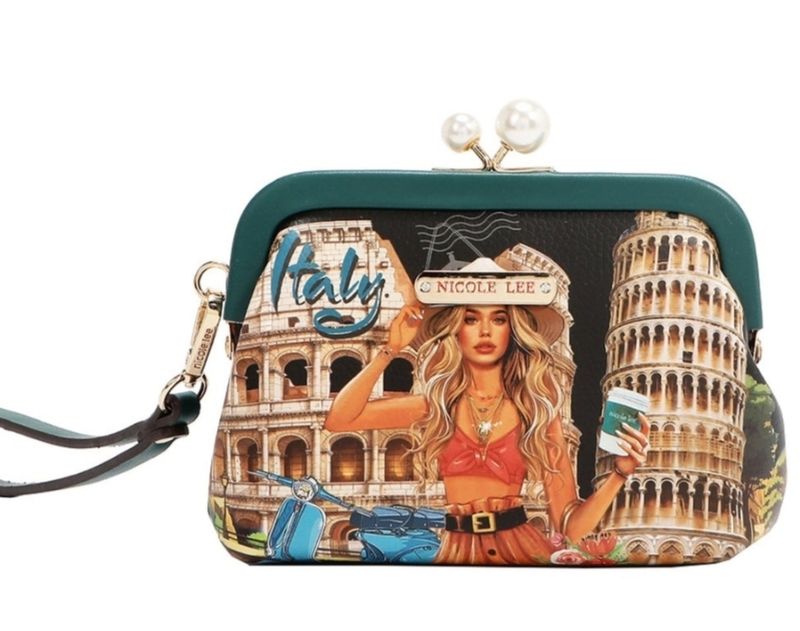 MONEDERO BOQUILLA NICOLE LEE MARTHA TRAVELS ITALY 
