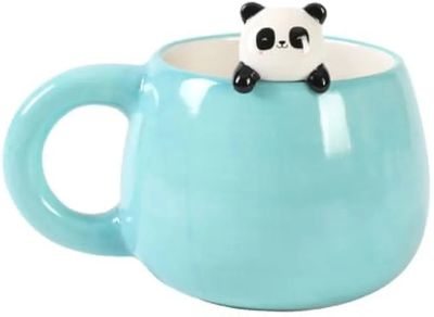 TAZA CON CHARM PANDA I TOTAL 470 ML MUG TAZÓN CERÁMICA 