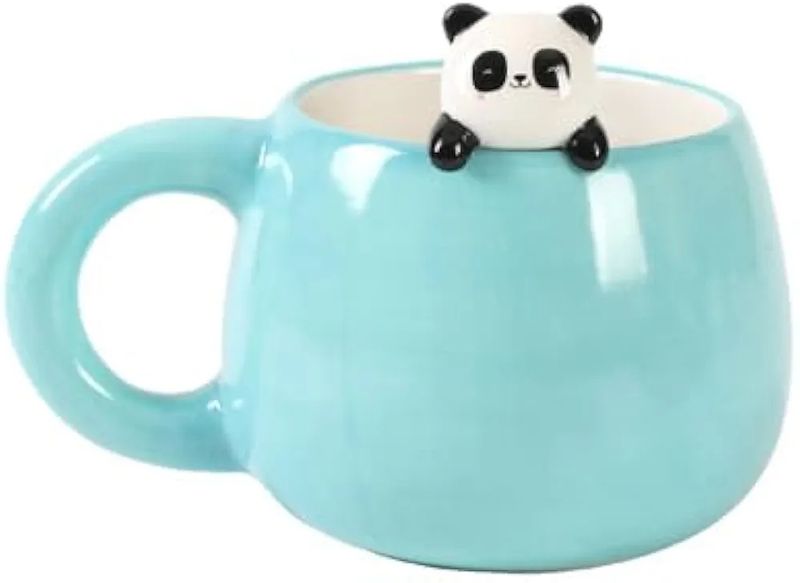 TAZA CON CHARM PANDA I TOTAL 470 ML MUG TAZÓN CERÁMICA 