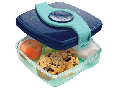 FIAMBRERA MAPED PICNIK 520ML TUPPER LONCHERA PORTA ALIMENTOS AZUL 