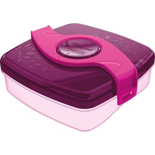 FIAMBRERA MAPED PICNIK 520 ML TUPPER LONCHERA PORTA ALIMENTOS ROSA