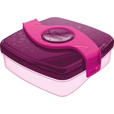 FIAMBRERA MAPED PICNIK 520 ML TUPPER LONCHERA PORTA ALIMENTOS ROSA