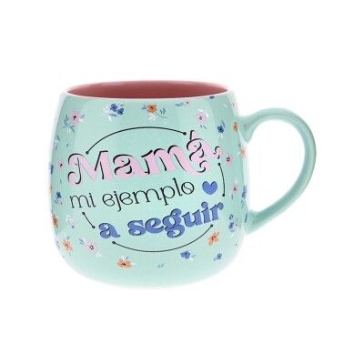 TAZA OVALADA  MAMÁ MI EJEMPLO A SEGUIR TAZA GRANDE LOVELY STORY PARA MADRES 