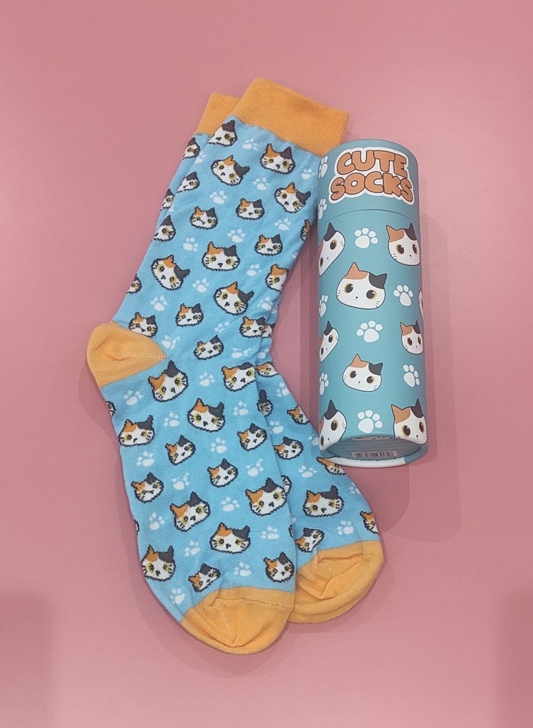 CALCETINES GATO NARANJA I TOTAL 