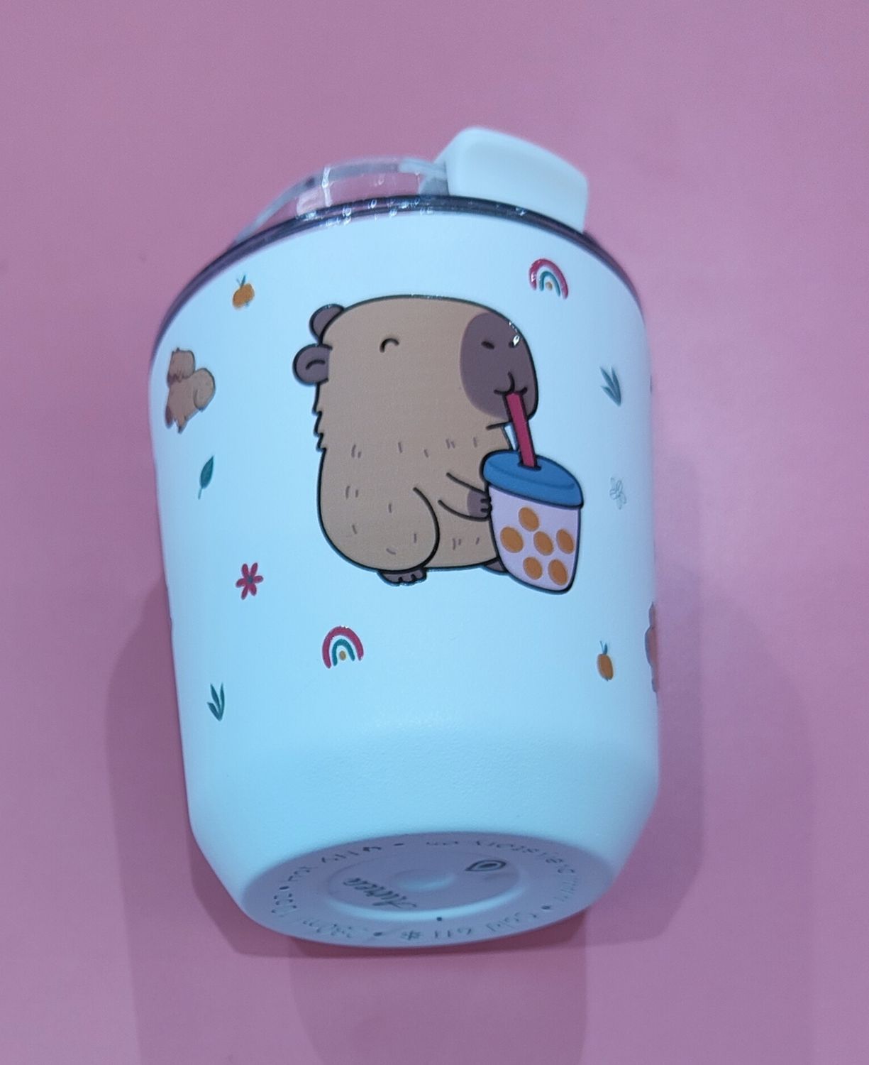 VASO TÉRMICO CAPIBARA 280ML LOVELY STORY ACERO INOXIDABLE 