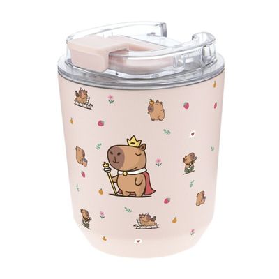 VASO TÉRMICO  CAPIBARA KING REY 280ML MUG TAZA TÉRMICA LOVELY STORY AUREA