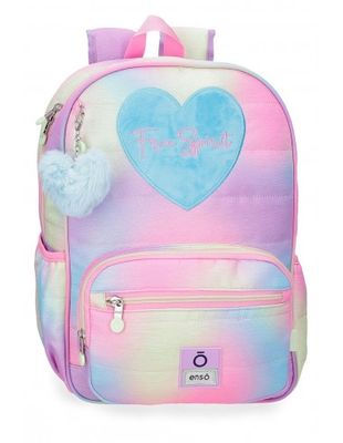 MOCHILA ESCOLAR ENSO 38 CM FREE SPIRIT tamaño carpeta 