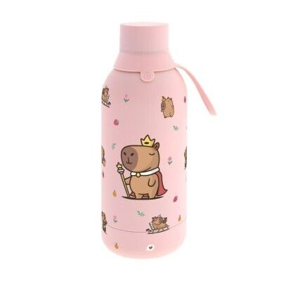 BOTELLA TÉRMICA CAPIBARA 500ml ACERO INOXIDABLE REY CAPIBARA 