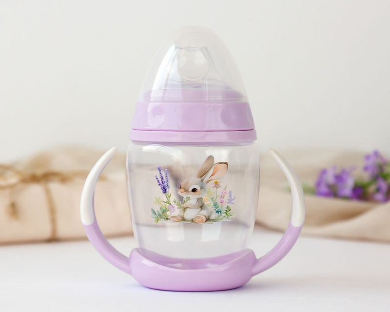 VASO APRENDIZAJE BEBÉ LAVANDA KIOKIDS taza 270 ml