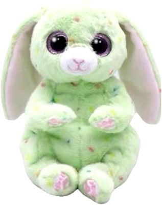 PELUCHE TY BEANIE BELLIES CONEJO FERN VERDE 15 CM