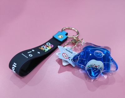 LLAVERO PLAY GAMERS I TOTAL LIQUID ESTRELLA TRANSPARENTE 