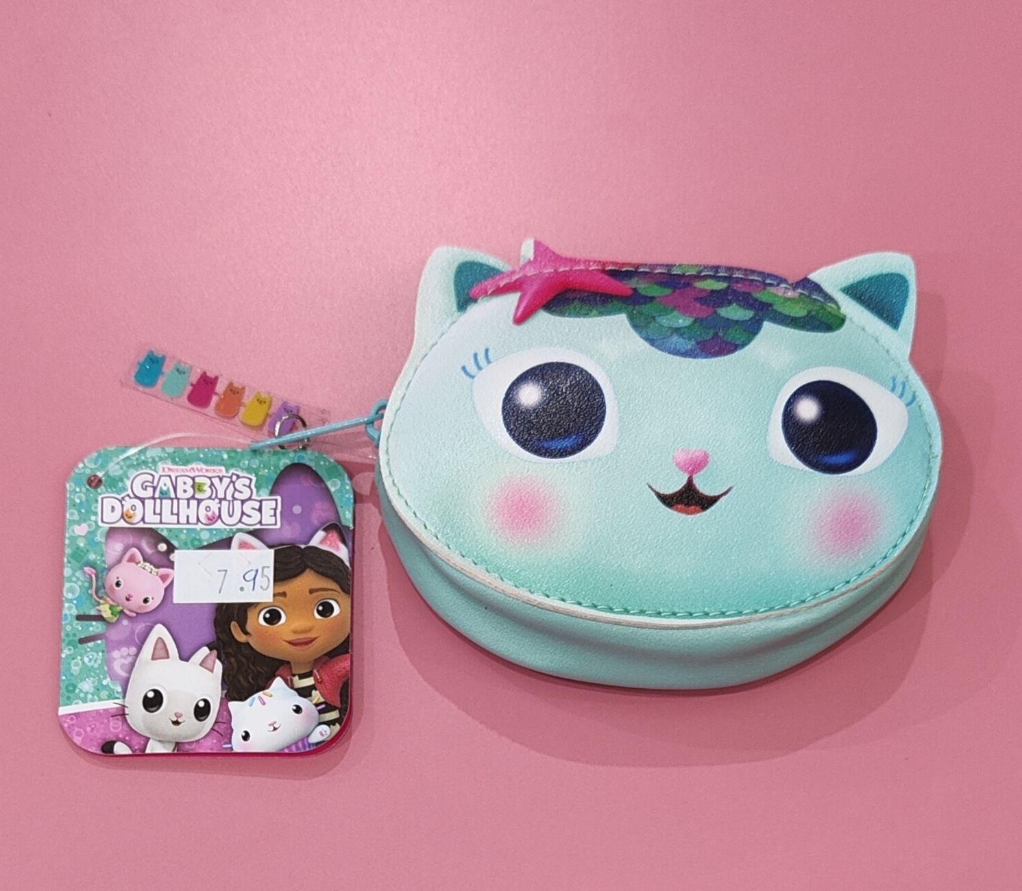 MONEDERO GABBY'S DOLLHOUSE GATO VERDE infantil 