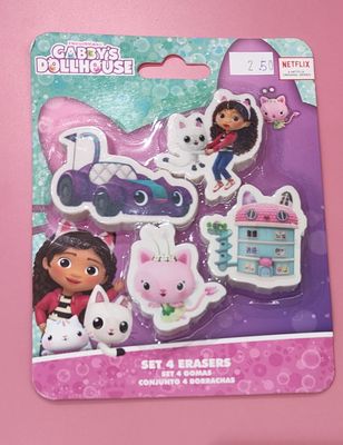 GOMAS DE BORRAR GABBY'S DOLLHOUSE 