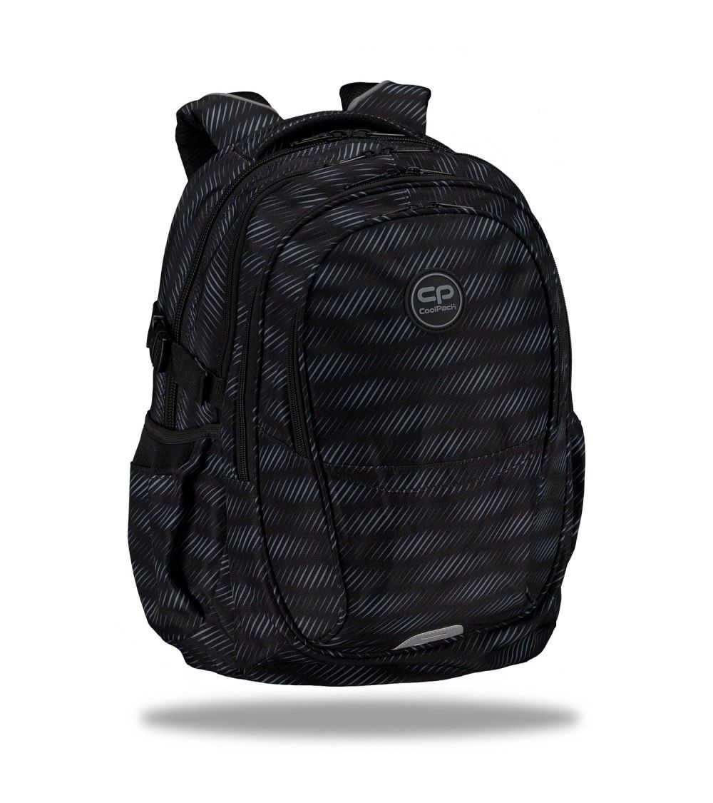 MOCHILA COOLPACK JUVENIL FACTOR OBSIDIAN 4 CREMALLERAS muy grande reforzada 