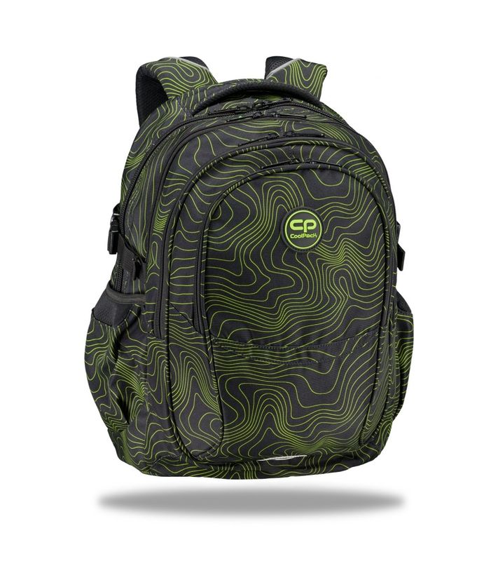 MOCHILA COOLPACK 4 cremalleras FACTOR NEFRYT  tamaño carpeta (muy grande)