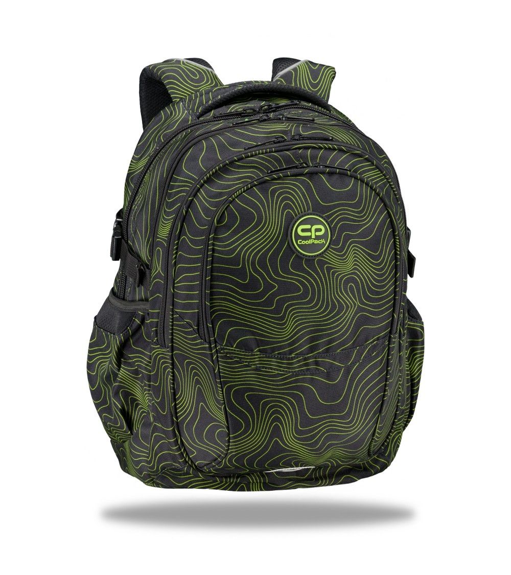 MOCHILA COOLPACK 4 cremalleras FACTOR NEFRYT  tamaño carpeta (muy grande)