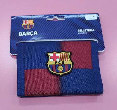 CARTERA BILLETERA VELCRO BARÇA SAFTA juvenil Barcelona velcro 