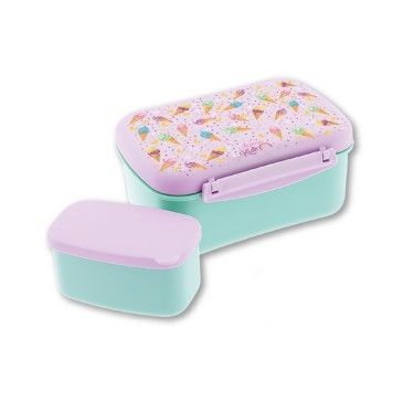 FIAMBRERA LUNCH BOX HELADOS CON PLACA REFRIGERANTE TUPPER Y CAJITA con enfriador 